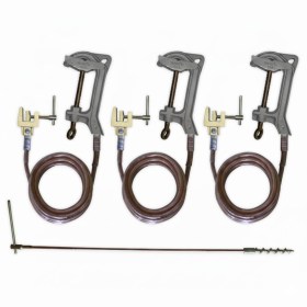 Equipo Puesta a Tierra Alta Tensión Unipolar para 115 kV bajante de 12 m Cable 50 mm2  (Subestación 3 Barrenos)